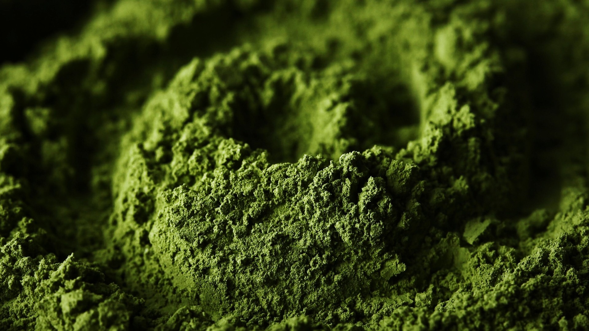 Matcha green tea powder